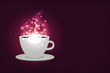 Magic coffee background