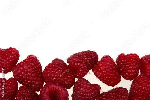 Photo: Raspberry background Raspberry background