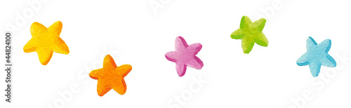 Illustration: Colorful stars Colorful stars