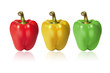 Poivrons trois couleurs