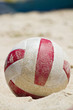 beach ball on sand