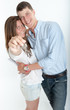 Loving couple and keys