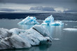 Icebergs on Jökulsárlón glacier lagoon, Iceland