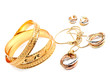 Golden jewelry