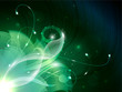 Fiery flower abstract background