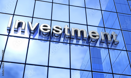Illustration: Bank Konzept - Investment Bank Konzept - Investment