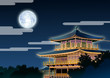 夜の金閣寺