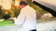 Stranded Man Disabled Vehicle
