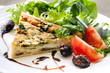 Quiche and Salad