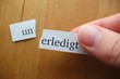 un-erledigt