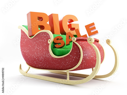 Illustration: Santas Sleigh big sale Santas Sleigh big sale