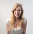 Blonde Beauty Laughing