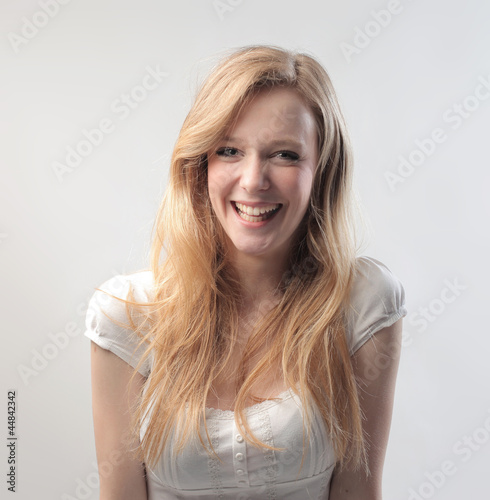 Photo: Blonde Beauty Laughing Blonde Beauty Laughing