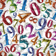 Numbers seamless pattern.