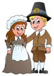 Thanksgiving pilgrim theme 1