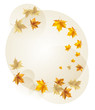 Vektor: Autumn falling maple leaves. Vector Autumn falling maple leaves. Vector