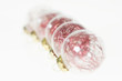 Christmas Ornaments in a Row