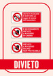 Segnale Divieto Kit 73
