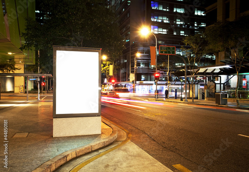 Photo: Billboards on city roads Billboards on city roads
