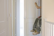 Painter painting door white