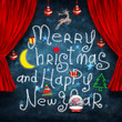 Illustration: christmas and new year card christmas and new year card