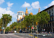 Paseo de Gracia.Barcelona, Spain.