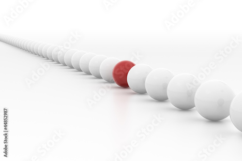 Illustration: Stand Out from the Crowd - High quality image with path Stand Out from the Crowd - High quality image with path