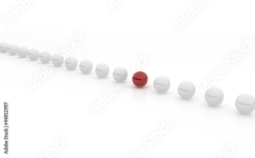 Illustration: Stand Out from the Crowd - High quality image with path Stand Out from the Crowd - High quality image with path