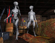 Aliens in einer alten Basis