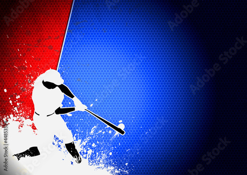 Illustration: Baseball background Baseball background