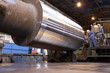 Engineer working on metal machinery