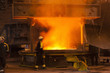 Engineers in forged steel foundry