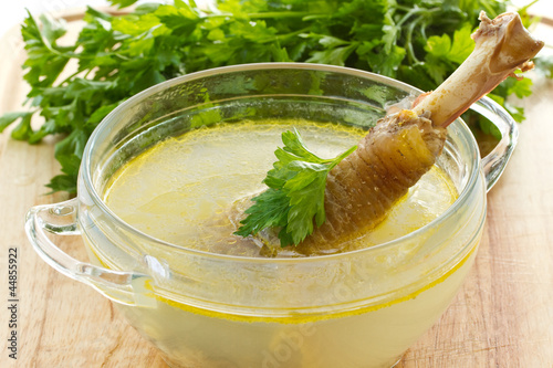 Photo: chicken broth chicken broth