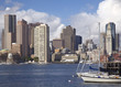 Boston skyline and Inner Harbor, USA