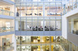 View of business people meeting in conference room of modern building