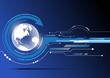 Vector: globe and technology background design globe and technology background design