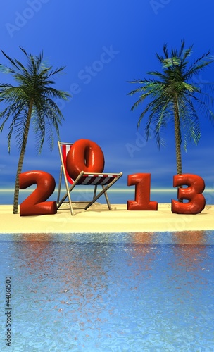 Illustration: 2013 - tropical rouge corail 2013 - tropical rouge corail