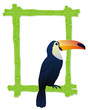 tropical bird frame