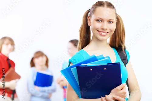Photo: Student with books Student with books