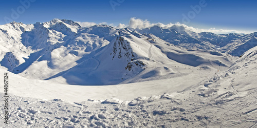 Photo: Piste de ski - Domaine des 3 Vallées Piste de ski - Domaine des 3 Vallées