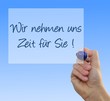 Zeit nehmen - Service