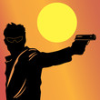 Man shoots from pistol