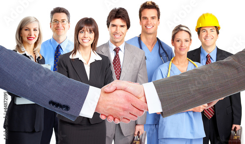 Photo: Business meeting. Handshake. Business meeting. Handshake.