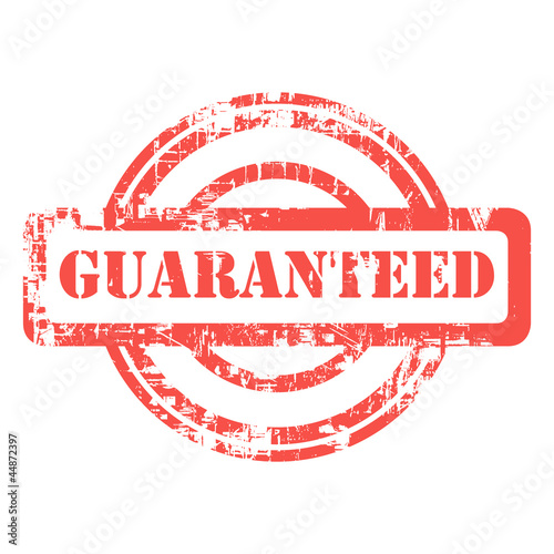 Illustration: Guranteed stamp Guranteed stamp