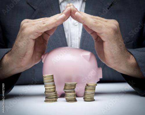 Photo: Saving money concept Saving money concept