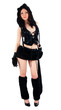 Photo: beautiful girl in cat costume beautiful girl in cat costume