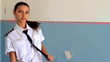 cadet girl posing for the camera. 7.