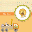 funny cartoon baby shower card