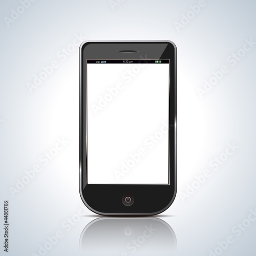 Vector: movile white screen movile white screen
