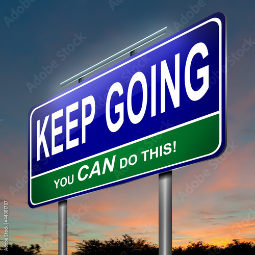 Illustration: Motivational message. Motivational message.